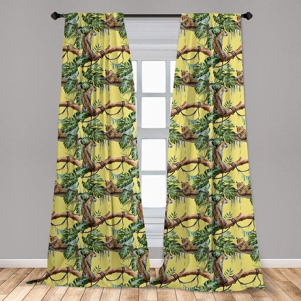 curtain & drapes watercolor window curtains leopards in the jungle tropical scene tree branches and leaves with rod pocket
curtain & drapes watercolor window curtains leopards in the jungle tropical scene tree branches and leaves with rod pocket