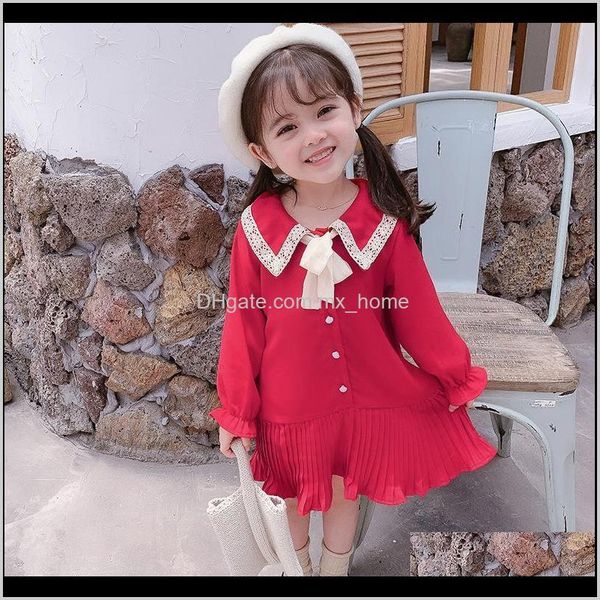 girls dresses baby clothing baby kids maternity drop delivery 2021 spring fashion girl cute lapel kid bow pleated skirt princess dress d79bs, Red;yellow
girls dresses baby clothing baby kids maternity drop delivery 2021 spring fashion girl cute lapel kid bow pleated skirt princess dress d79bs, Red;yellow