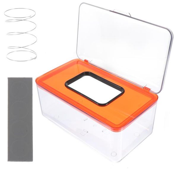 tissue boxes & napkins 1pc home office use deskmask storage box transparent dispenser
tissue boxes & napkins 1pc home office use deskmask storage box transparent dispenser