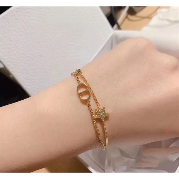 year new two piece bracelet female pointed star women's gold rhinestone exclusive design jewel, Golden;silver
year new two piece bracelet female pointed star women's gold rhinestone exclusive design jewel, Golden;silver