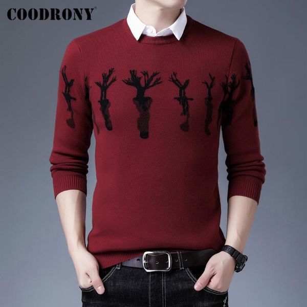 men's sweaters coodrony brand autumn winter thick warm shirt collar twinset christmas sweater pullover men casual pattern knitwear jers, White;black
men's sweaters coodrony brand autumn winter thick warm shirt collar twinset christmas sweater pullover men casual pattern knitwear jers, White;black