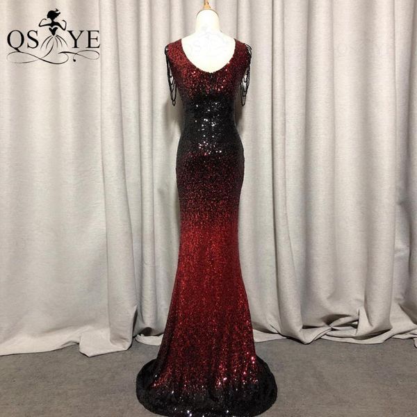 party dresses red black evening fading mermaid gown glitter v neck dress sequin elegant formal tail, White;black
party dresses red black evening fading mermaid gown glitter v neck dress sequin elegant formal tail, White;black