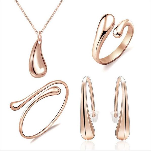 earrings & necklace silver plated jewelry set, bridal party sets,fashion waterdrop bangle rings for women four-pieces set
earrings & necklace silver plated jewelry set, bridal party sets,fashion waterdrop bangle rings for women four-pieces set