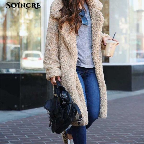 faux fur long teddy bear coats woman fashion autumn winter warm fur plush jacket female solid color high street outwear 211124, Black
faux fur long teddy bear coats woman fashion autumn winter warm fur plush jacket female solid color high street outwear 211124, Black
