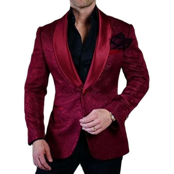 one button burgundy paisley groom tuxedos shawl lapel mens cocktail dress business suits blazers (jacket+pants+bow tie) w:626 men's &, White;black
one button burgundy paisley groom tuxedos shawl lapel mens cocktail dress business suits blazers (jacket+pants+bow tie) w:626 men's &, White;black