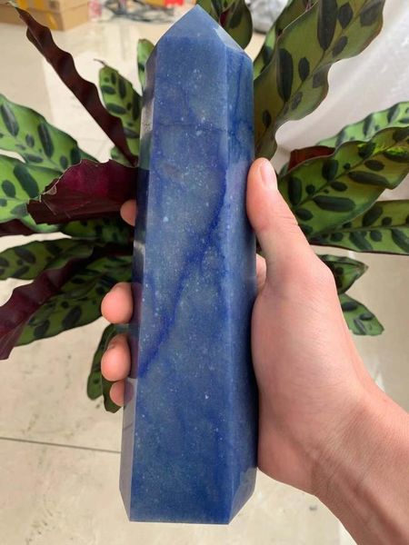 decorative objects & figurines natural blue aventurine quartz crystal obelisk points to healing room decoration home
decorative objects & figurines natural blue aventurine quartz crystal obelisk points to healing room decoration home
