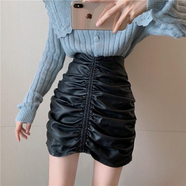 skirts black pu leather pleated mini women high waist pencil skirt bodycorn clubwer designer plus size korean zipper autumn x767
skirts black pu leather pleated mini women high waist pencil skirt bodycorn clubwer designer plus size korean zipper autumn x767