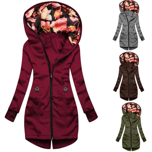 women's trench coats winter zipper jackets women warm hoodie ring decoration patchwork coat long outerwear fall veste femme, Tan;black
women's trench coats winter zipper jackets women warm hoodie ring decoration patchwork coat long outerwear fall veste femme, Tan;black