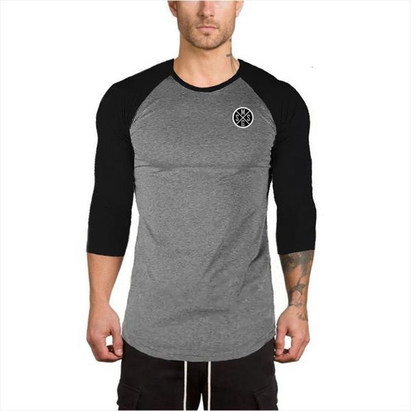 casual fashion slim print design men long stylish o neck fitness 3 4 sleeve clothing bodybuilding, White;black
casual fashion slim print design men long stylish o neck fitness 3 4 sleeve clothing bodybuilding, White;black