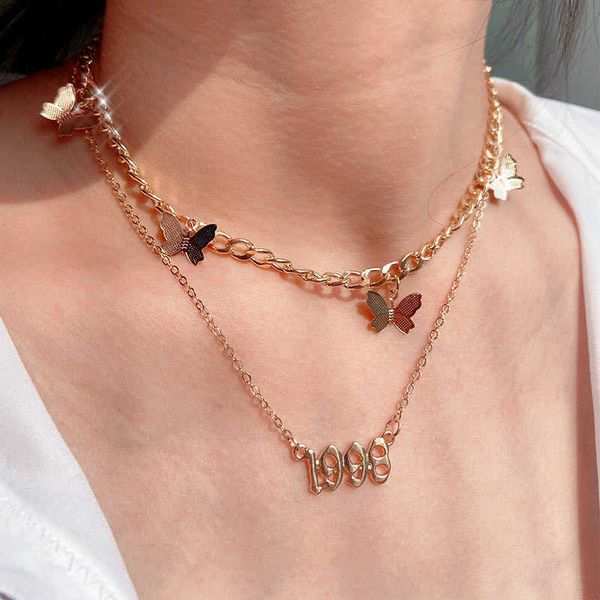 designer necklace simple butterfly choker for women multilayer gold color year number 2021 fashion jewelry party gift, Silver
designer necklace simple butterfly choker for women multilayer gold color year number 2021 fashion jewelry party gift, Silver