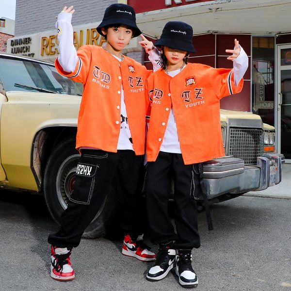 stage wear kid kpop outfit clothing for girls boys baseball shirt jacket cardigan streetwear tactical cargo pants hip hop dance costume, Black;red
stage wear kid kpop outfit clothing for girls boys baseball shirt jacket cardigan streetwear tactical cargo pants hip hop dance costume, Black;red