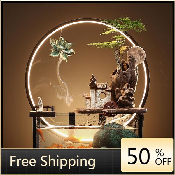 fragrance lamps waterfall incense burner pond light ornament river backflow inscence holder diffuser inciensos zen decor 50xl
fragrance lamps waterfall incense burner pond light ornament river backflow inscence holder diffuser inciensos zen decor 50xl
