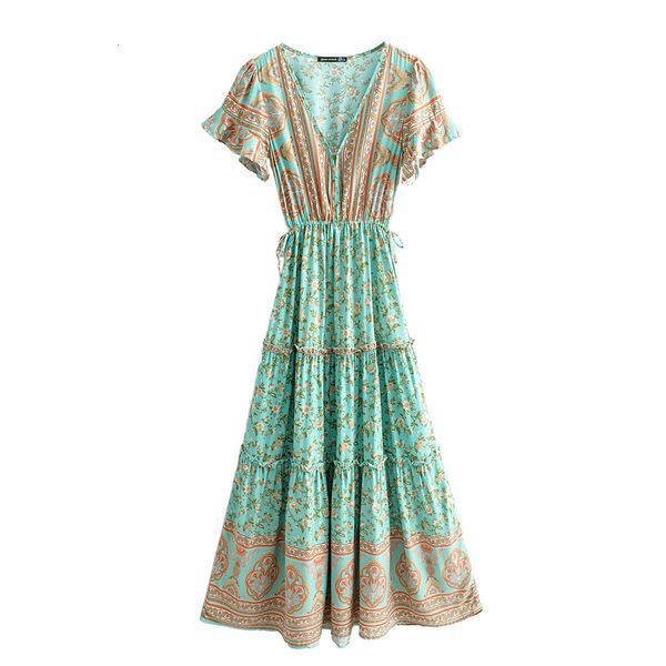 casual dresses women spring summer maxi es fashion floral printed tiered bohemian beach ladies v-neck long sleeve ql9m, Black;gray
casual dresses women spring summer maxi es fashion floral printed tiered bohemian beach ladies v-neck long sleeve ql9m, Black;gray