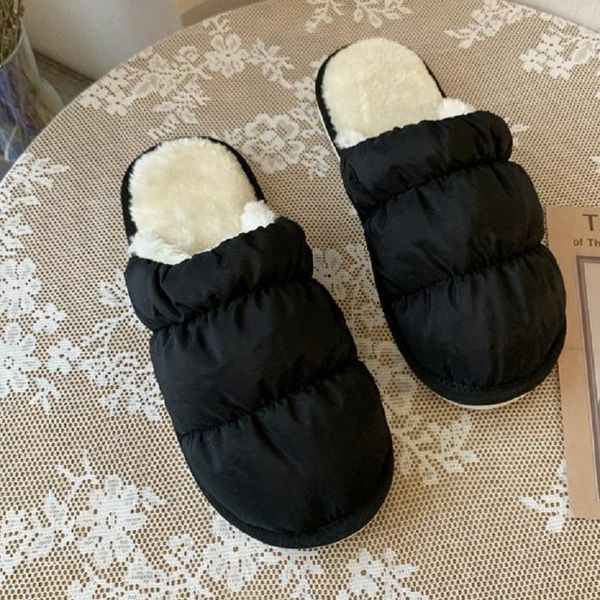 women fashion cute slippers ladies plush flat home shoes woman soft comfort footwear female sewing indoor slipper, Black
women fashion cute slippers ladies plush flat home shoes woman soft comfort footwear female sewing indoor slipper, Black