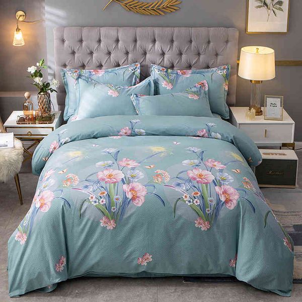 thickened all autumn and winter pure cotton ecological sanding four piece bedding set
thickened all autumn and winter pure cotton ecological sanding four piece bedding set