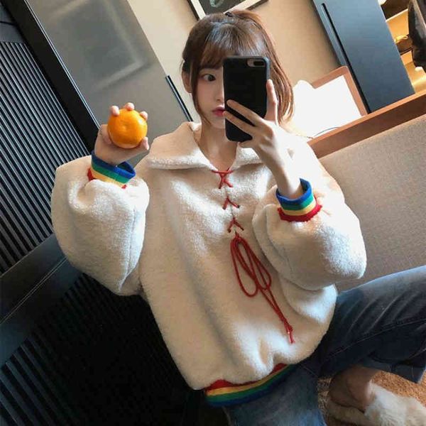 women's sweaters suéter de arco-Ãris harajuku, blusa e pulôveres folgados, primavera, lã, para meninas escolares quo7, White;black
women's sweaters suéter de arco-Ãris harajuku, blusa e pulôveres folgados, primavera, lã, para meninas escolares quo7, White;black