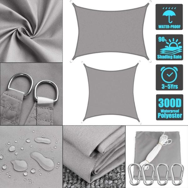 tents and shelters waterproof 300d gray square rectangle shade sail garden terrace canopy swimming sun camping hiking yard awnings
tents and shelters waterproof 300d gray square rectangle shade sail garden terrace canopy swimming sun camping hiking yard awnings