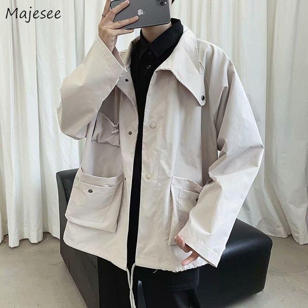 men's jackets windbreaker joggers men spring autumn solid korean cargo fashion outwear mens loose multi pockets bomber jacket ulzzang, Black;brown
men's jackets windbreaker joggers men spring autumn solid korean cargo fashion outwear mens loose multi pockets bomber jacket ulzzang, Black;brown