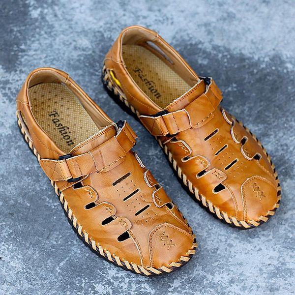 sandals leather hiking massage summer work homme 2021 verano zapatillas para zapatos slippers zomerschoenen mannen sandale sommer male, Black
sandals leather hiking massage summer work homme 2021 verano zapatillas para zapatos slippers zomerschoenen mannen sandale sommer male, Black