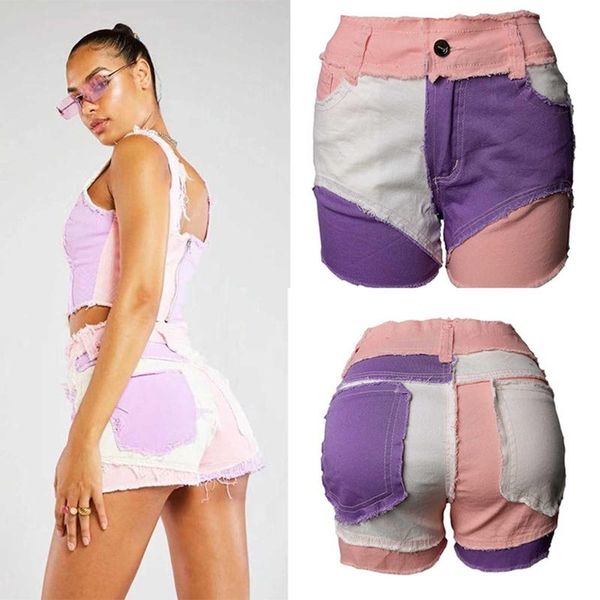 women's jeans vintage woman 2021 women splicing pockets personality ultra-short ripped denim shorts pantalones de mujer, Blue
women's jeans vintage woman 2021 women splicing pockets personality ultra-short ripped denim shorts pantalones de mujer, Blue