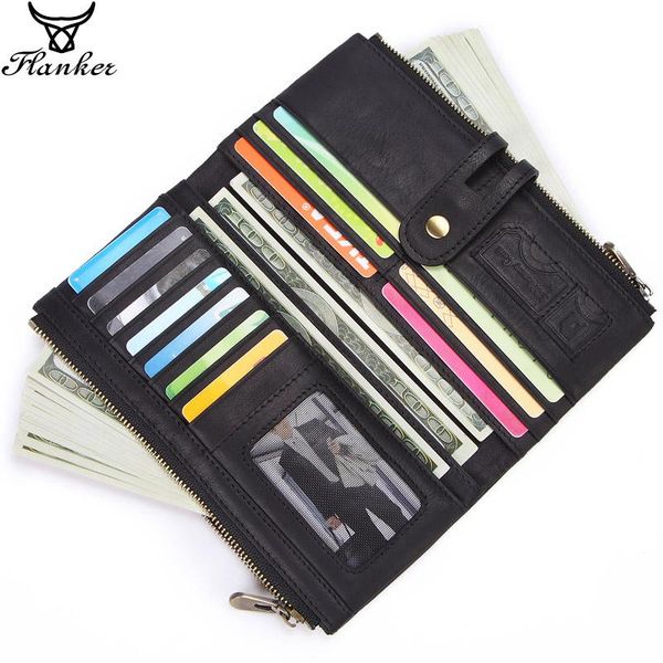wallets flanker men clutch wallet genuine leather long cell phone fashion purse with card holders zipper coin pocket portemonnee, Red;black
wallets flanker men clutch wallet genuine leather long cell phone fashion purse with card holders zipper coin pocket portemonnee, Red;black