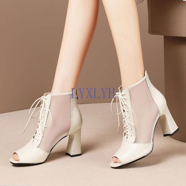 summer shoes women lace up ankle boots open toe pumps mesh gladiator sandals ladies high heels botas mujer 8222g, Black
summer shoes women lace up ankle boots open toe pumps mesh gladiator sandals ladies high heels botas mujer 8222g, Black