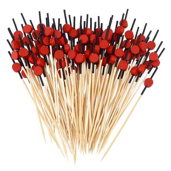 disposable flatware 100pcs 12cm cocktail picks creative fruit sticks flat bead appetizer pick toothpick fork stick bar party supplies
disposable flatware 100pcs 12cm cocktail picks creative fruit sticks flat bead appetizer pick toothpick fork stick bar party supplies