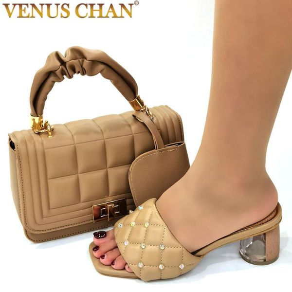 dress shoes arrival italian design 2021 nigerian special fashion unique style party wedding khaki color women and bag set, Black
dress shoes arrival italian design 2021 nigerian special fashion unique style party wedding khaki color women and bag set, Black