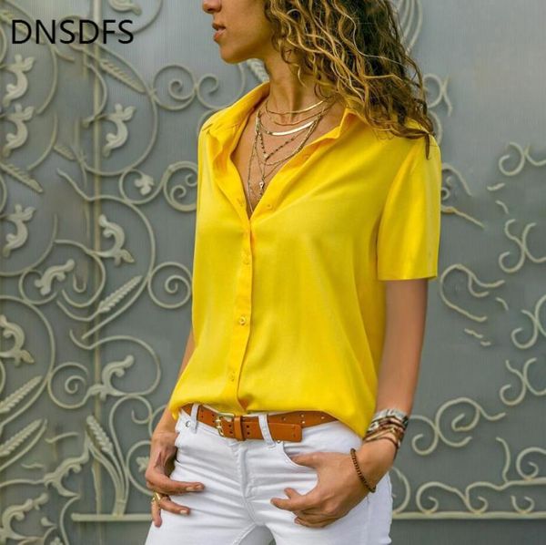 women's blouses & shirts chiffon blouse fashion short sleeve women and turn down collar solid office shirt casual blusas plus size 5xl, White
women's blouses & shirts chiffon blouse fashion short sleeve women and turn down collar solid office shirt casual blusas plus size 5xl, White