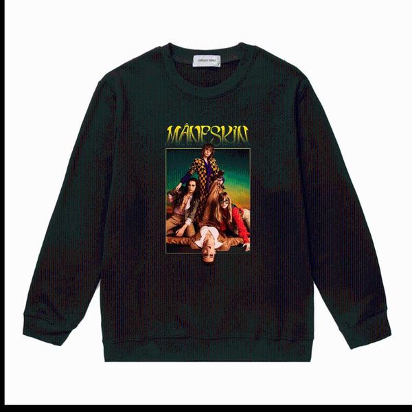 men's hoodies & sweatshirts maneskin sweatshirt male 2021 fall/winter fashion casual hip hop pullover female harajuku retro men, Black
men's hoodies & sweatshirts maneskin sweatshirt male 2021 fall/winter fashion casual hip hop pullover female harajuku retro men, Black