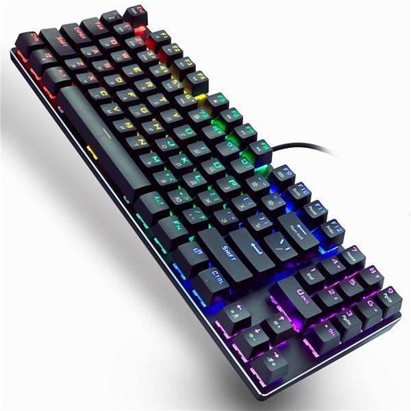 gaming mechanical keyboard usb wired anti-ghosting russian/us blue black red switch backlitght for lappc gamer keyboards
gaming mechanical keyboard usb wired anti-ghosting russian/us blue black red switch backlitght for lappc gamer keyboards