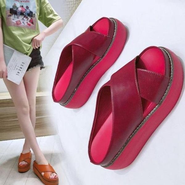 slippers casual comfortable sandals for women summer 2021 pu muffin bottom, middle heel crossing, wear large 43 women's shoes outside, Black
slippers casual comfortable sandals for women summer 2021 pu muffin bottom, middle heel crossing, wear large 43 women's shoes outside, Black