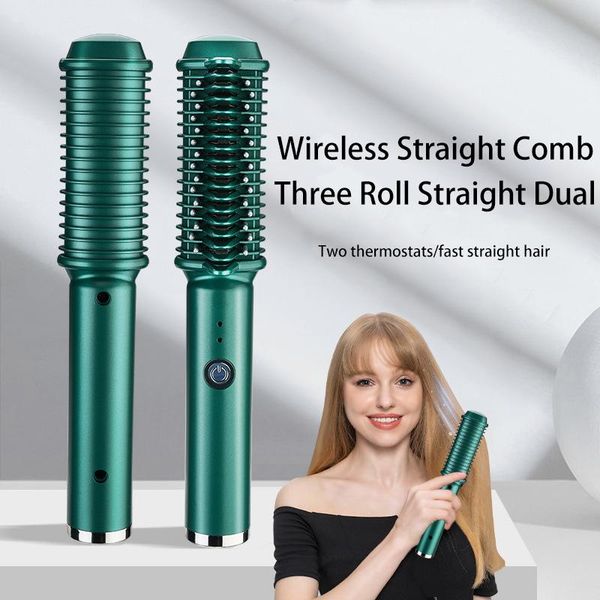 electric hair brushes portable straightener brush usb charging straighteners curling comb tourmaline ceramic styler tool
electric hair brushes portable straightener brush usb charging straighteners curling comb tourmaline ceramic styler tool