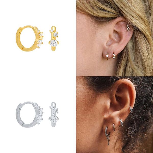 hoop & huggie boako 925 sterling silver huggie earrings for women crystal zircon earring luxury jewelry piercing pendientes brincos gift, Golden;silver
hoop & huggie boako 925 sterling silver huggie earrings for women crystal zircon earring luxury jewelry piercing pendientes brincos gift, Golden;silver
