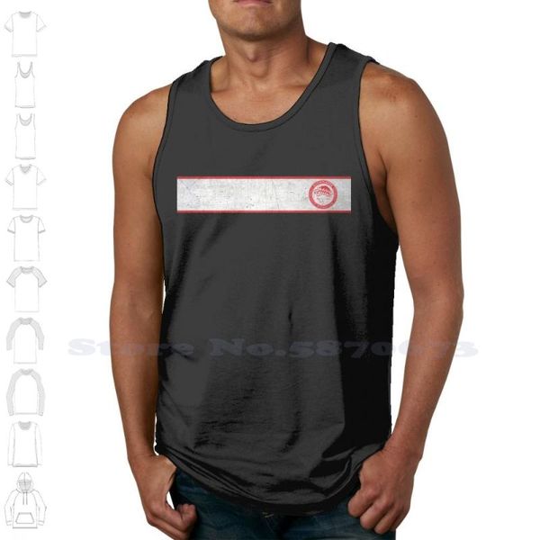 men' tank fans hooligans greece olympiacos ultras black white gray cotton vest piraeus gate 7, White;black
men' tank fans hooligans greece olympiacos ultras black white gray cotton vest piraeus gate 7, White;black
