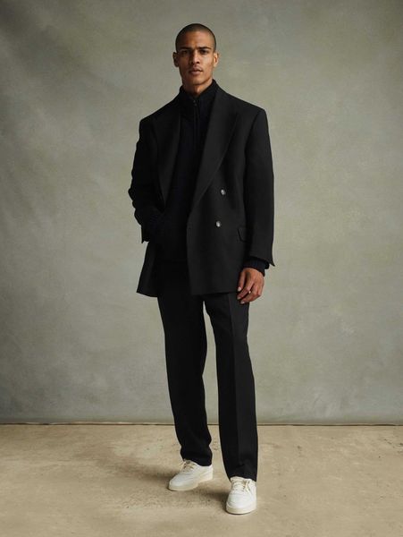 men's suits & blazers grace from the high street men of god comfortable loose straight-leg suit pants, White;black
men's suits & blazers grace from the high street men of god comfortable loose straight-leg suit pants, White;black