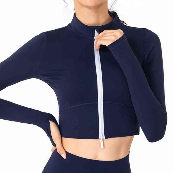 rainbowshades sport jacket women long sleeve zip fitness yoga shirts gym activewear running coats training clothing out wear
rainbowshades sport jacket women long sleeve zip fitness yoga shirts gym activewear running coats training clothing out wear