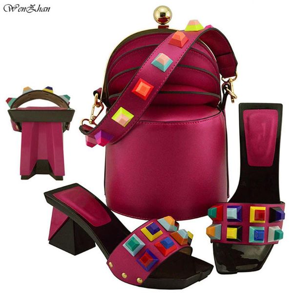dress shoes italian 2021pu leather lady with matching bags magenta party and bag to match fashion wenzhan b96-27, Black
dress shoes italian 2021pu leather lady with matching bags magenta party and bag to match fashion wenzhan b96-27, Black