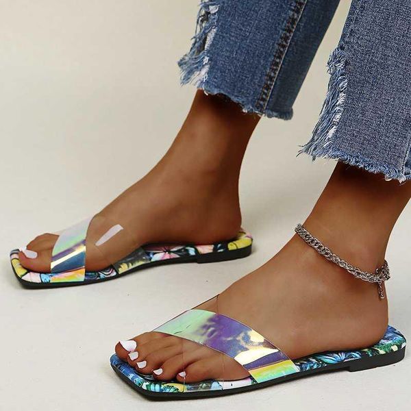 slippers 2021 summer shoes lady flat sandals square toe women brillancy pvc sandalias mujer casual beach female 36-43, Black
slippers 2021 summer shoes lady flat sandals square toe women brillancy pvc sandalias mujer casual beach female 36-43, Black