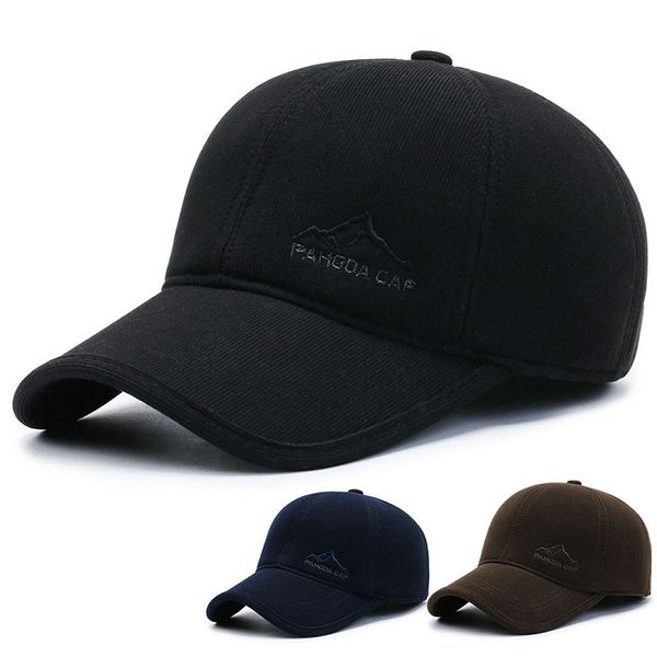 winter corduroy duck tongue cotton hat middle-aged men's striped baseball cap thickened warm ear protection long brim cold proof hat, Blue;gray
winter corduroy duck tongue cotton hat middle-aged men's striped baseball cap thickened warm ear protection long brim cold proof hat, Blue;gray
