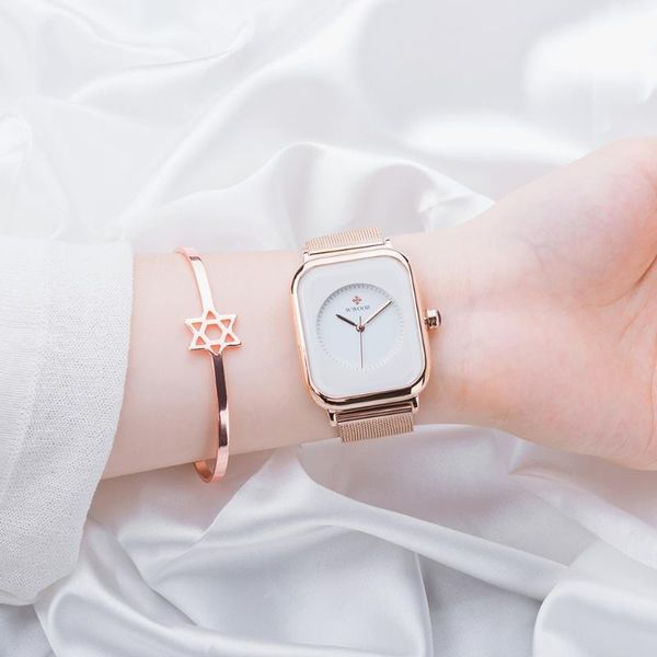 wristwatches wwoor ladies watch fashion white square simple mesh belt wristwatch dress casual, Slivery;brown
wristwatches wwoor ladies watch fashion white square simple mesh belt wristwatch dress casual, Slivery;brown