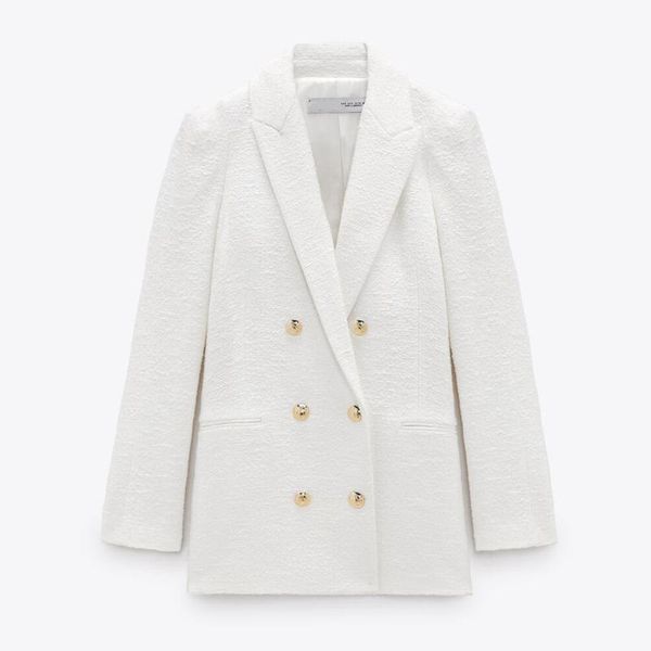 women's suits & blazers fall women elegant autumn high street texture blazer solid long sleeve notched slim muyer de moda blasus coat, White;black
women's suits & blazers fall women elegant autumn high street texture blazer solid long sleeve notched slim muyer de moda blasus coat, White;black
