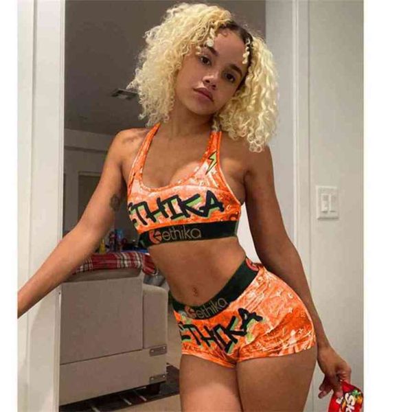 women letter printing set swimwear swimsuit tie dye up bra shorts half length pants 2 piece tracksuit patchwork bikini set g4o3gd0, White
women letter printing set swimwear swimsuit tie dye up bra shorts half length pants 2 piece tracksuit patchwork bikini set g4o3gd0, White