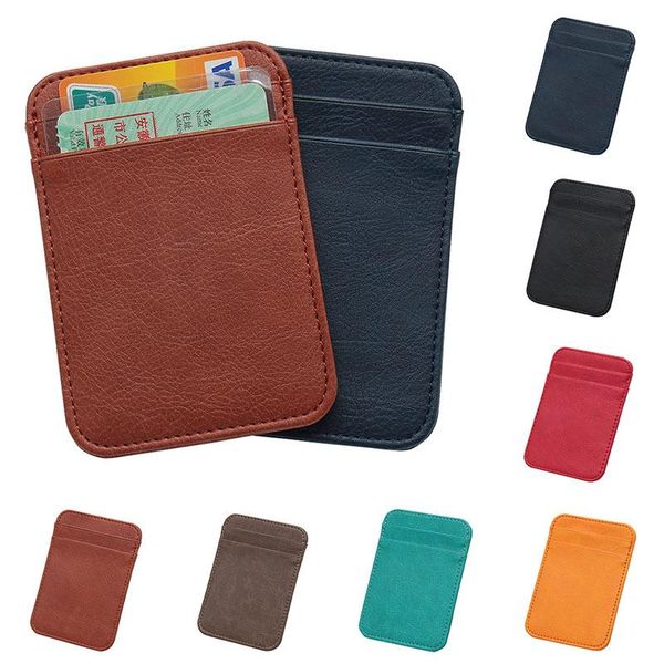 card holders ultra-thin pu no zipper holder mini simple id holiday gift men and women 2022 fashion, Brown;gray
card holders ultra-thin pu no zipper holder mini simple id holiday gift men and women 2022 fashion, Brown;gray