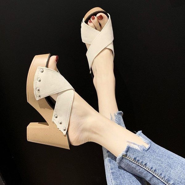leisure platform high heels women comfortable sandal summer fashion woman shoes outdoor mules slippers zapatillas mujer, Black
leisure platform high heels women comfortable sandal summer fashion woman shoes outdoor mules slippers zapatillas mujer, Black