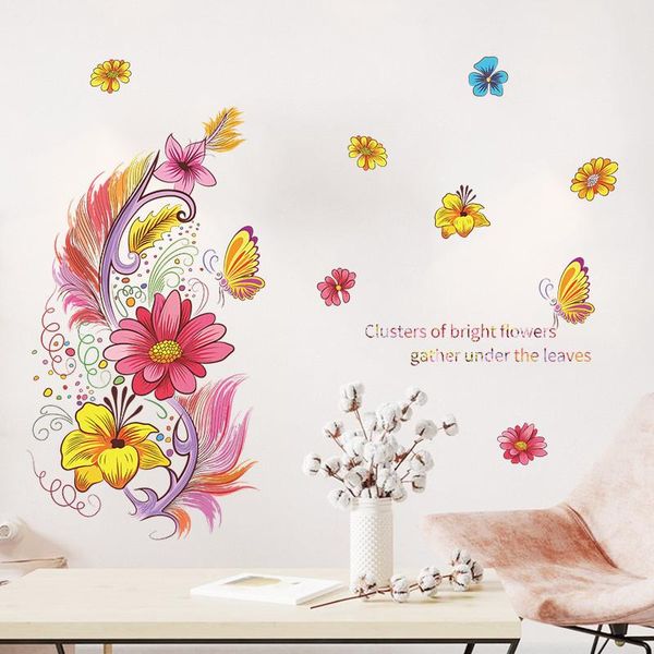 wall stickers flower butterfly feather for baby nursey kids room decals mural art home living sofa background decor
wall stickers flower butterfly feather for baby nursey kids room decals mural art home living sofa background decor