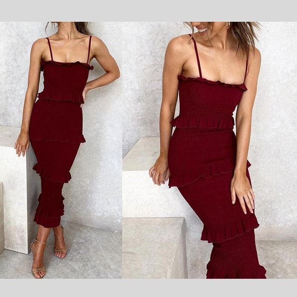casual dresses summer fashion sling women 2021 party dress female ruffles vestidos plus size natural solid, Black;gray
casual dresses summer fashion sling women 2021 party dress female ruffles vestidos plus size natural solid, Black;gray
