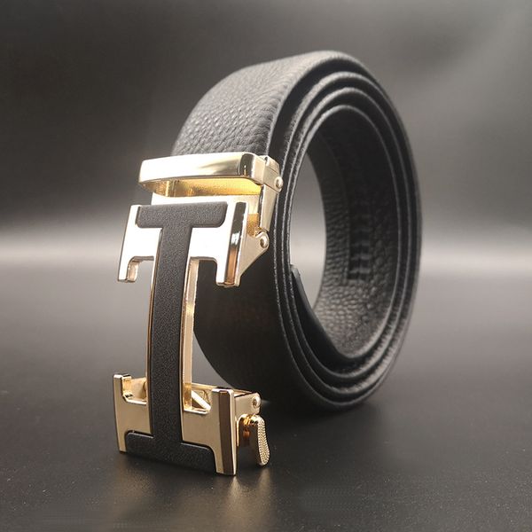leisure men's layer cattle business partner automatic belt buckle, Black;brown
leisure men's layer cattle business partner automatic belt buckle, Black;brown