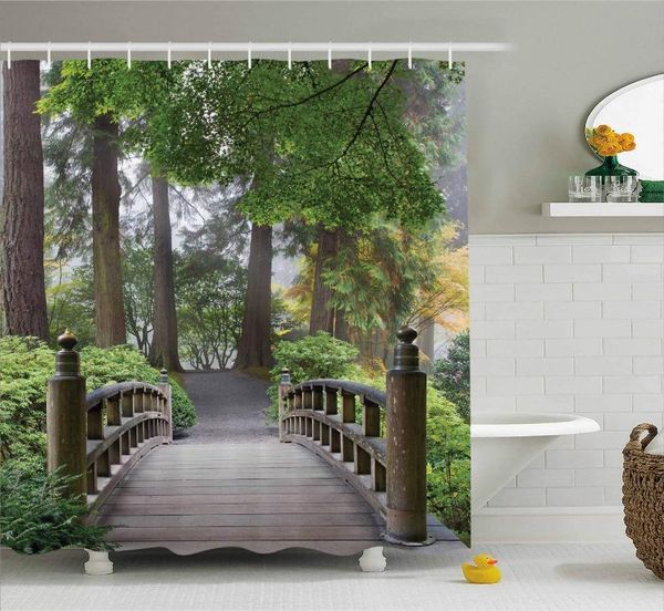 decor collection foggy morning wooden bridge at japanese garden with various types of trees in autumn polyester fabric bathroom shower curta
decor collection foggy morning wooden bridge at japanese garden with various types of trees in autumn polyester fabric bathroom shower curta