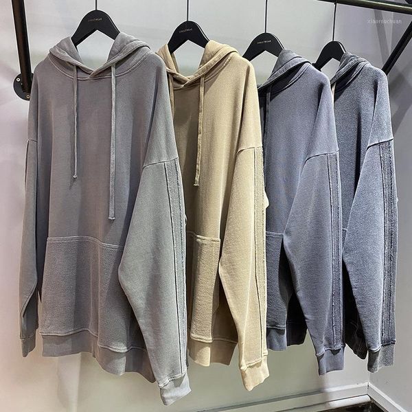 men's hoodies & sweatshirts patchwork washed retro men spliced vintage pockets solid color loose oversize autumn winter wild, Black
men's hoodies & sweatshirts patchwork washed retro men spliced vintage pockets solid color loose oversize autumn winter wild, Black